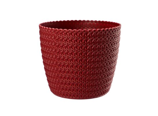 Osłonka MAGNOLIA JERSEY 14 cm bordo