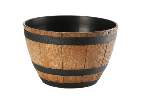 Donica BARREL 40 cm brąz jasny
