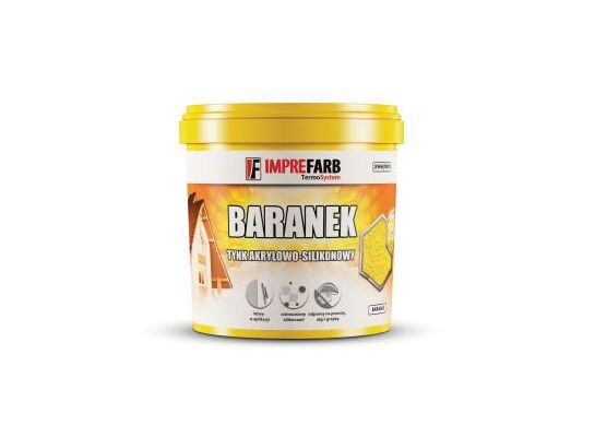 Tynk akrylowo-silikonowy 1,5 mm 25 kg Imprefarb