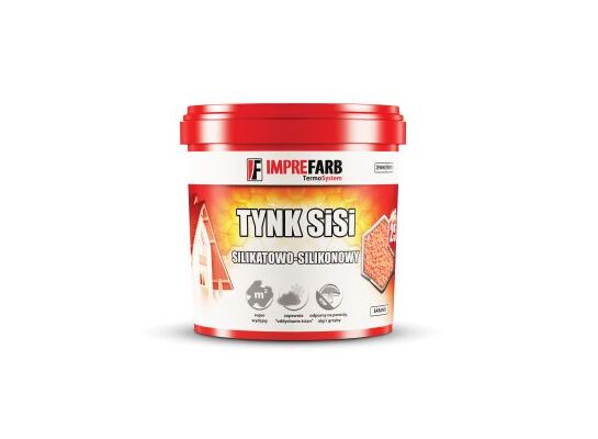 Tynk silikonowo-silikatowy SiSi 1,5 mm 15 kg Imprefarb