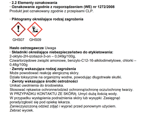 Środek grzybobójczy 5 l