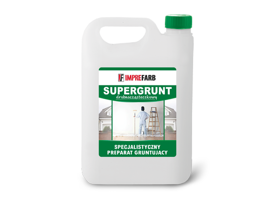 Specjalistyczny preparat gruntujący SUPERGRUNT drobnocząsteczkowy 5 l