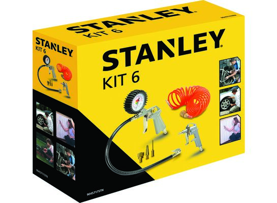 Zestaw pneumatyczny 6-elementowy Stanley
