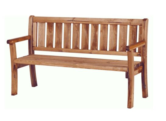 Ławka ogrodowa brązowa 150 cm Complex