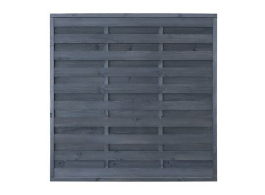 Płot szczelny szary 180 x 180 cm STELMET