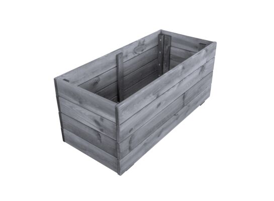 Kwietnik drewniany szary 88 x 39 x 40 Stelmet