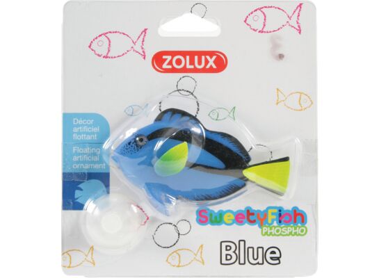 Dekoracja akwarystyczna SweetyFish Phospho Rybka Blue ZOLUX