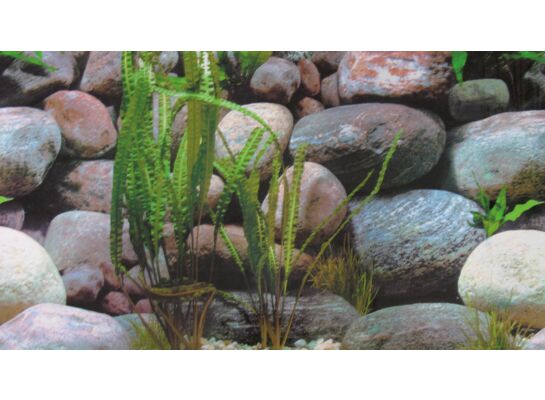 Tło akwariowe dwustronne 60 cm/25 m skały/skały HOBBY
