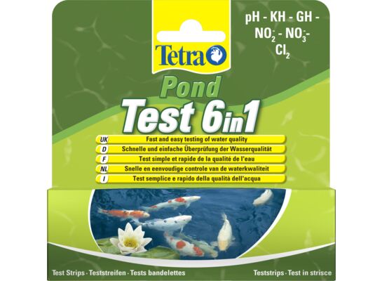 Tetra Pond Test 6in1 25 pasków