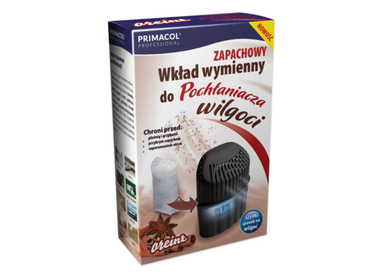Wkład wymienny do pochłaniacza wilgoci Orient 450 g Primacol Professional