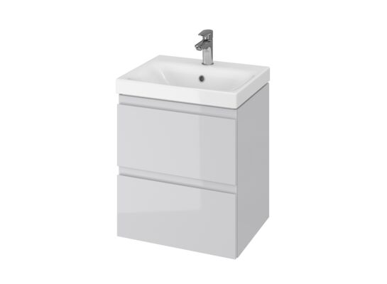 Set Moduo 50 szary dsm (szafka + umywalka)