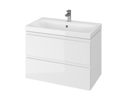 Set Moduo 80 biała dsm (szafka + umywalka)