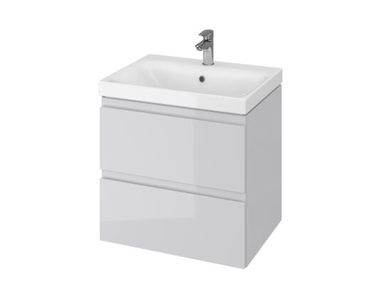 Set Moduo 60 szary dsm (szafka + umywalka)