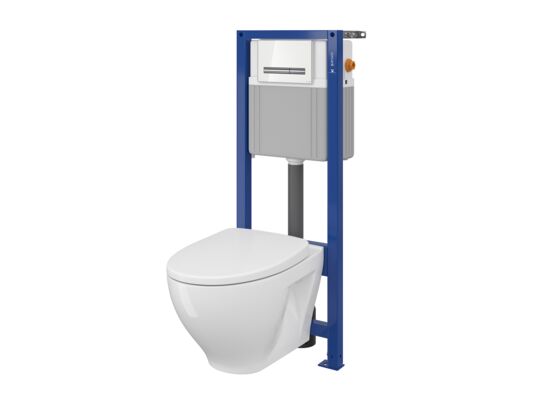 Zestaw podtynkowy WC B57 System 21 mz Moduo co dur sl wrap prz Pilot bia szk Cersanit