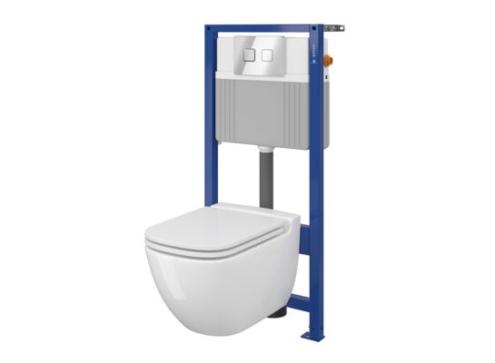 Zestaw podtynkowy WC B55 System 51 pneu Caspia co dur slim Accento sc ch gl Zeo Cersanit