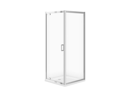 Kabina prysznicowa kwadratowa ZIP 80 x 80 cm z brodzikiem