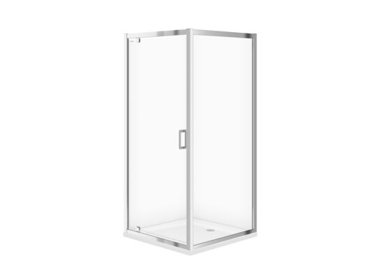 Kabina prysznicowa kwadratowa ZIP 90 x 90 cm z brodzikiem