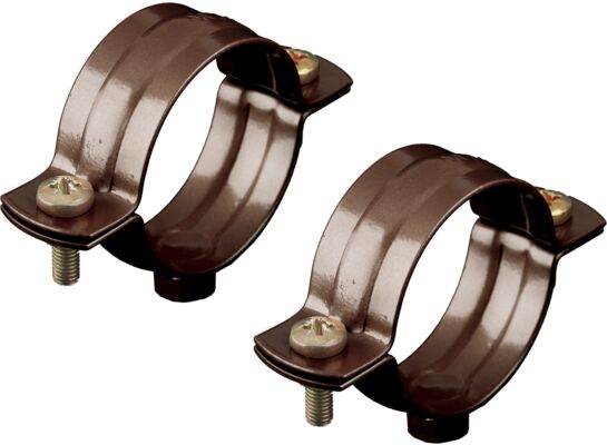 Obejma metalowa 75, para brąz Marley