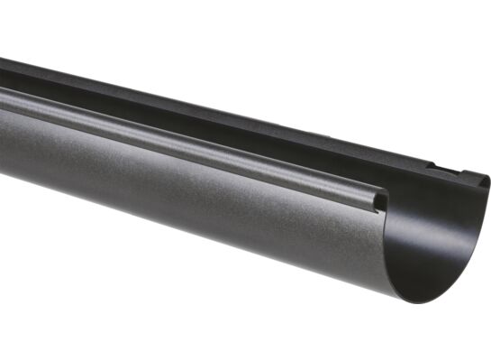 Rynna 125, 2 m grafit metaliczny Marley