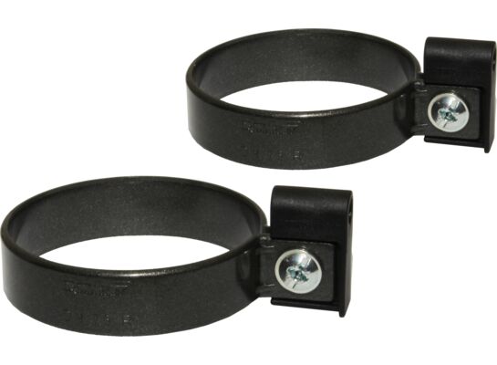 Obejma pvc 75, grafit metaliczny Marley