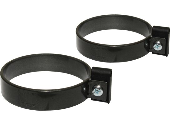 Obejma pvc 105, grafit metaliczny Marley