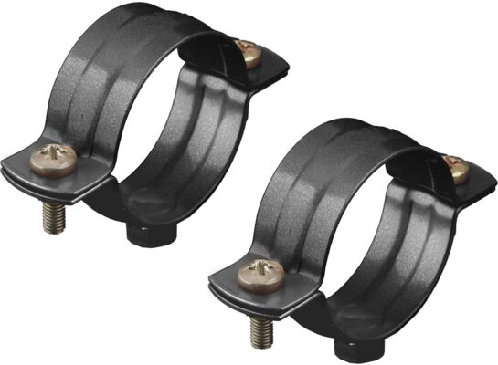 Obejma metalowa 105, para grafit metaliczny Marley