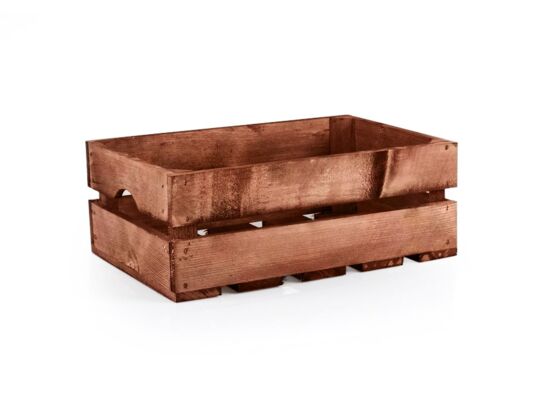 Skrzynka drewniana brązowa