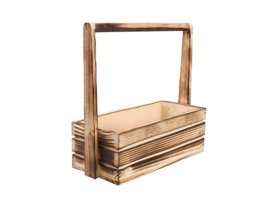 Skrzynka z pałąkiem jasnobrązowa