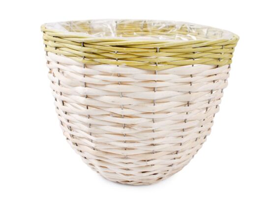 Osłonka wiklinowa na doniczkę 31 x 31 x 25 cm