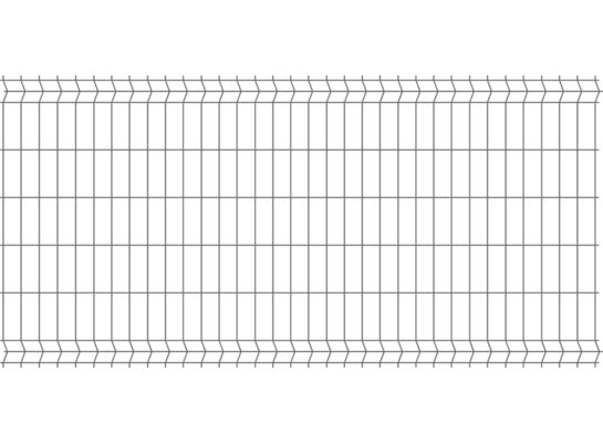 Panel ogrodzeniowy 3D 123 x 250 cm Ø3,2 mm (75 x 200 mm) antracytowy ocynk+RAL 7016