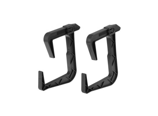 Uchwyty doniczki balkonowej RATTAN komplet antracyt