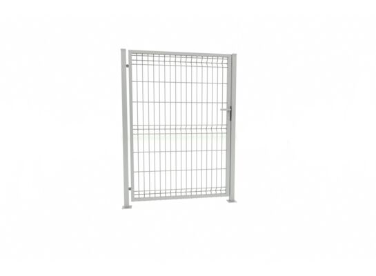 Furtka 3D 1,23 x 100 zestaw ze słupami 60 x 40 mm i zawiasami ocynk ogniowy (oczko 50 x 200) prawa