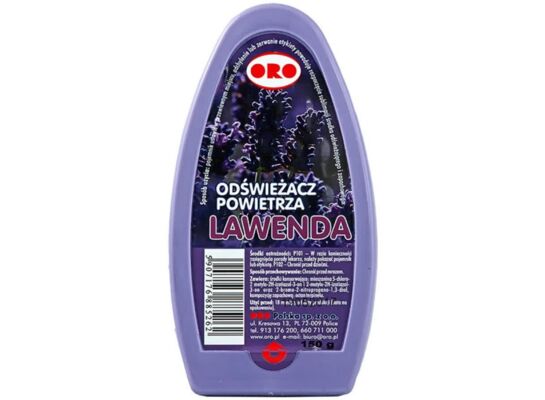 Odświeżacz powietrza w żelu "lawenda" 150 ml ORO