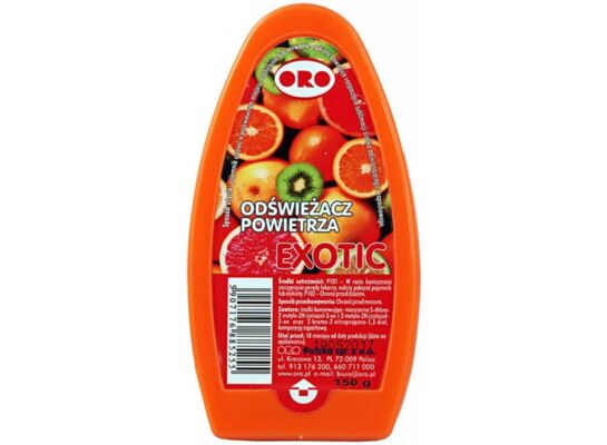Odświeżacz powietrza w żelu "exotic" 150 ml ORO
