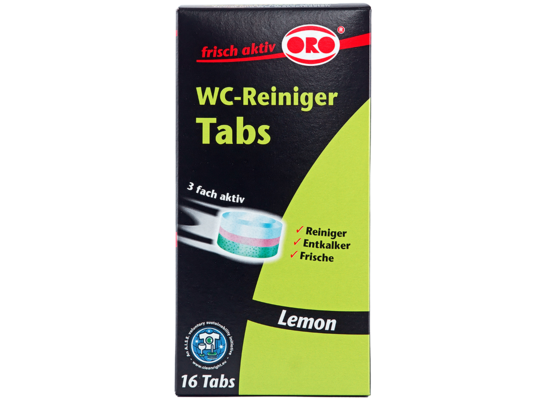 Pastylki do czyszczenia WC 16x25 g ORO