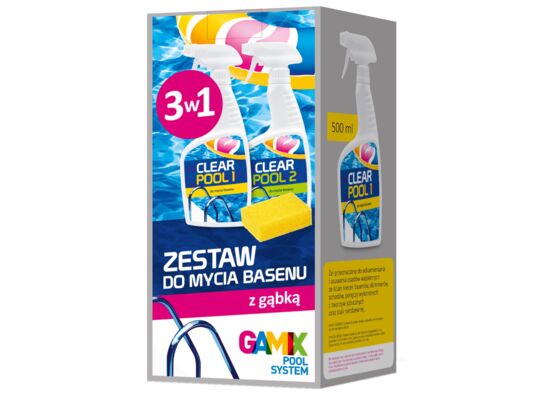 Zestaw do mycia basenów 3w1 GAMIX