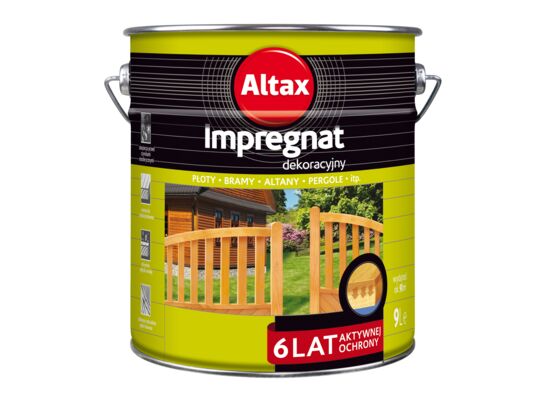 Impregnat dekoracyjny 9 l heban Altax