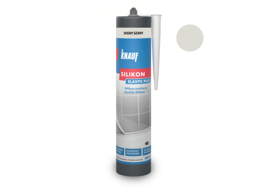 Silikon sanitarny Jasny Szary 280 ml
