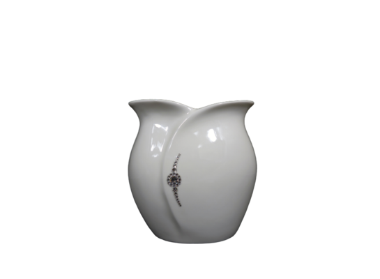 Wazon szkliwiony tulipan Swarovski 20 cm Souvenire