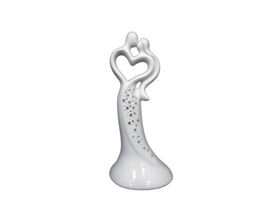 Figurka szkliwiona para długie włosy Swarovski 23 cm Souvenire