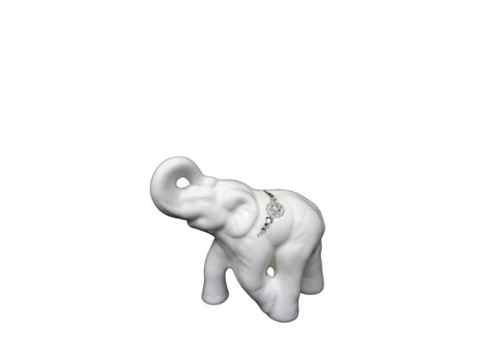 Figurka szkliwiona słoń biegnący Swarovski 18 cm Souvenire