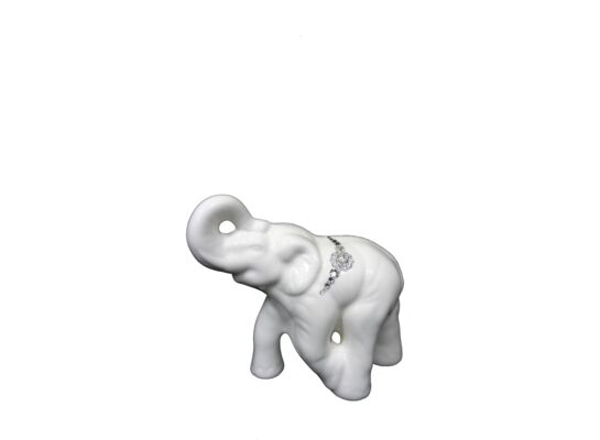 Figurka szkliwiona słoń biegnący Swarovski 15 cm Souvenire