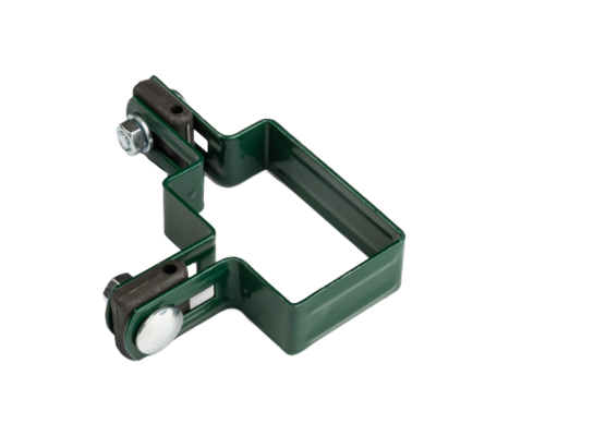 Obejma narożna na słup 40 x 60 mm zielona 6005