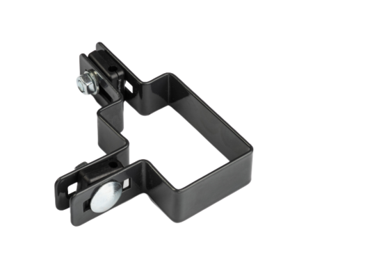 Obejma narożna na słup 40 x 60 mm antracyt 7016