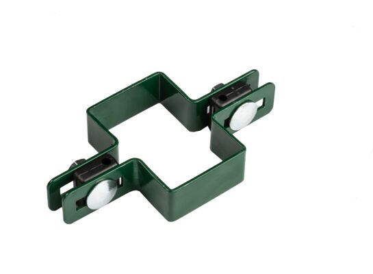 Obejma pośrednia na słup 40 x 60 mm zielona 6005
