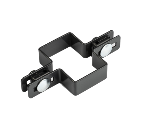 Obejma pośrednia na słup 40 x 60 mm antracyt 7016