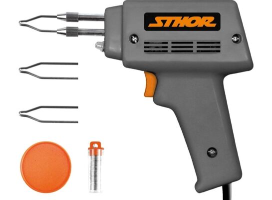 Lutownica transformatorowa 100 W z akcesoriami