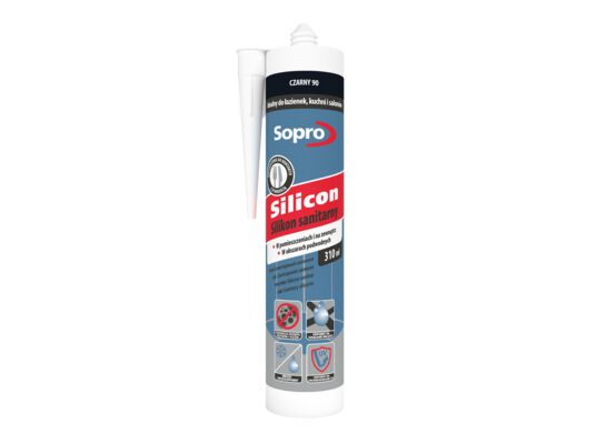 Silikon czarny 90 310 ml Sopro