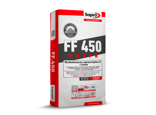 Zaprawa klejowa FF 450 extra S1 20 kg Sopro