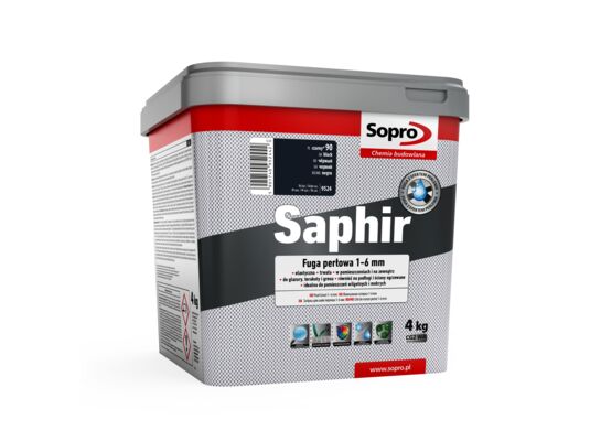 Fuga Saphir 1-6 mm czarny 90 4 kg Sopro